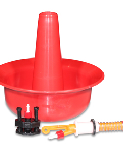 Round drinker J-98 wo/cord and hose